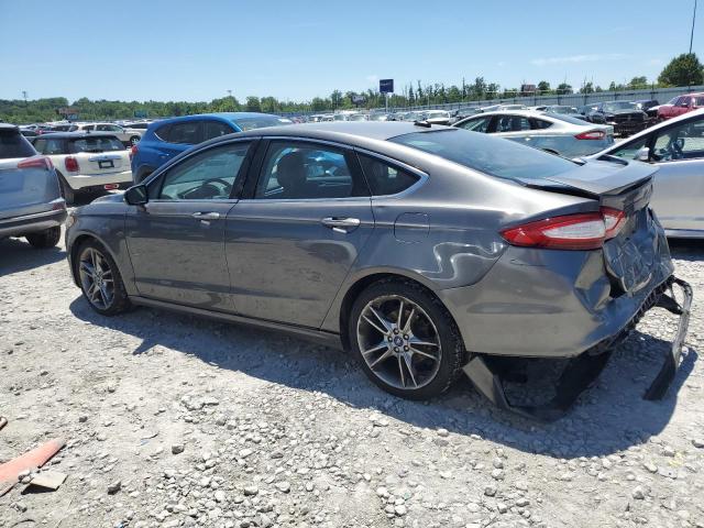 3FA6P0K93DR119609 - 2013 FORD FUSION TITANIUM GRAY photo 2