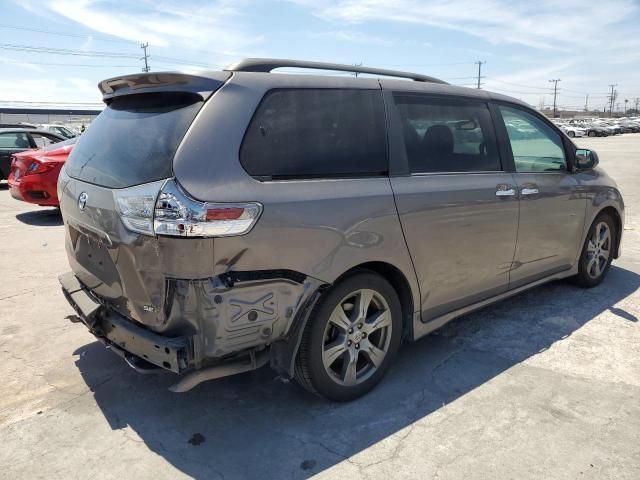 5TDXZ3DC8HS789050 - 2017 TOYOTA SIENNA SE GRAY photo 3