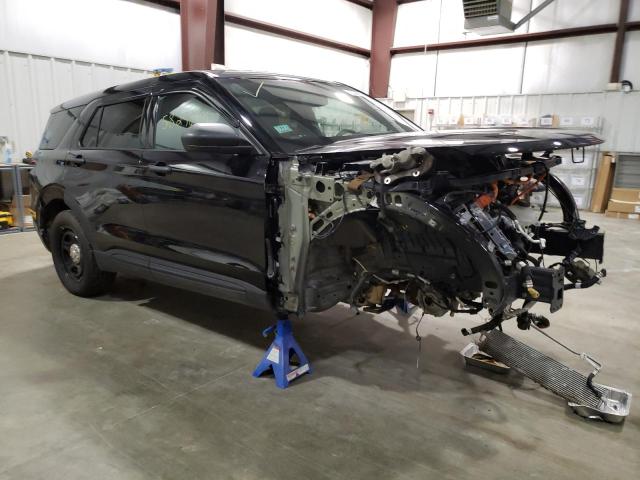 1FM5K8AW5MNA00940 - 2021 FORD EXPLORER POLICE INTERCEPTOR შავი ფოტო 4