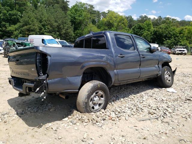 3TMCZ5ANXNM532404 - 2022 TOYOTA TACOMA DOUBLE CAB GRAY photo 3