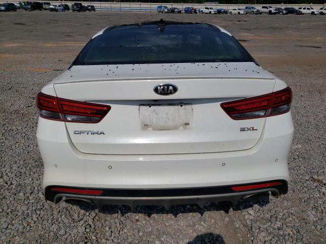 5XXGV4L29GG062154 - 2016 KIA OPTIMA SXL WHITE photo 6