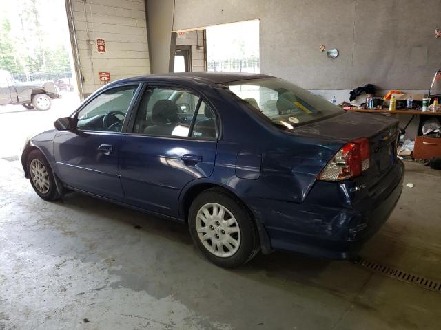 2HGES15504H521684 - 2004 HONDA CIVIC LX BLUE photo 2