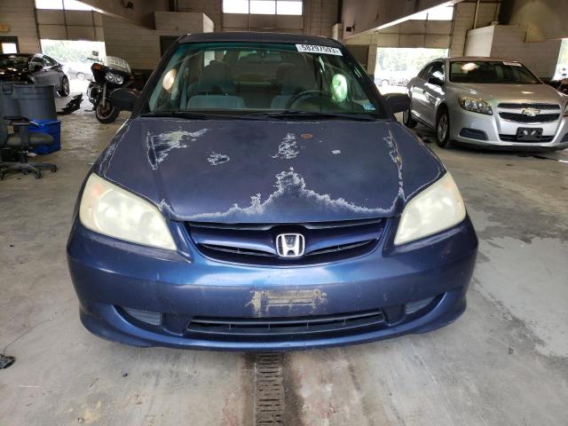 2HGES15504H521684 - 2004 HONDA CIVIC LX BLUE photo 5