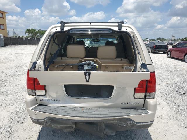 5LMEU68HX5ZJ31360 - 2005 LINCOLN AVIATOR ბეჟი ფოტო 6