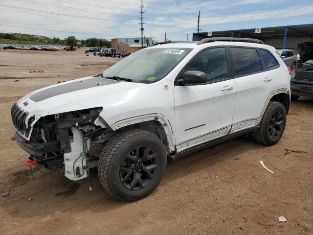 1C4PJMBX0JD505737 - 2018 JEEP CHEROKEE TRAILHAWK WHITE photo 1