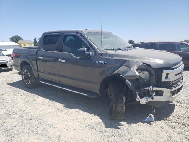 1FTEW1E52JKC10393 - 2018 FORD F150 SUPERCREW CHARCOAL photo 4