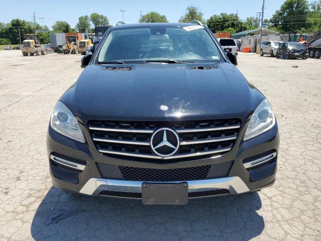 4JGDA5HB8EA357795 - 2014 MERCEDES-BENZ ML 350 4MATIC BLACK photo 5