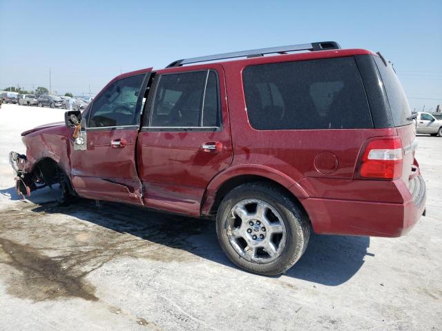 1FMJU2A56EEF21146 - 2014 FORD EXPEDITION LIMITED RED photo 2