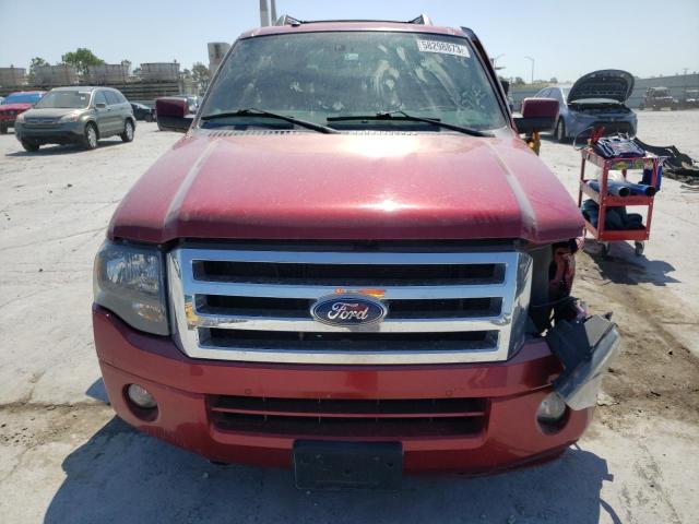 1FMJU2A56EEF21146 - 2014 FORD EXPEDITION LIMITED RED photo 5