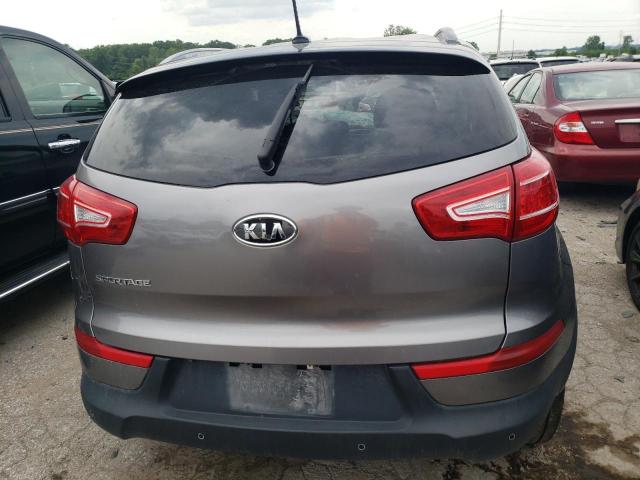 KNDPB3A23C7298551 - 2012 KIA SPORTAGE BASE SILVER photo 6