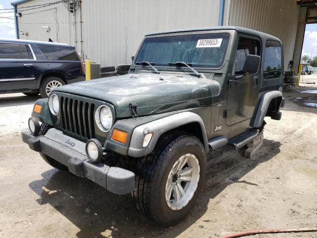 1J4FY19S2WP703901 - 1998 JEEP WRANGLER / SPORT GREEN photo 1