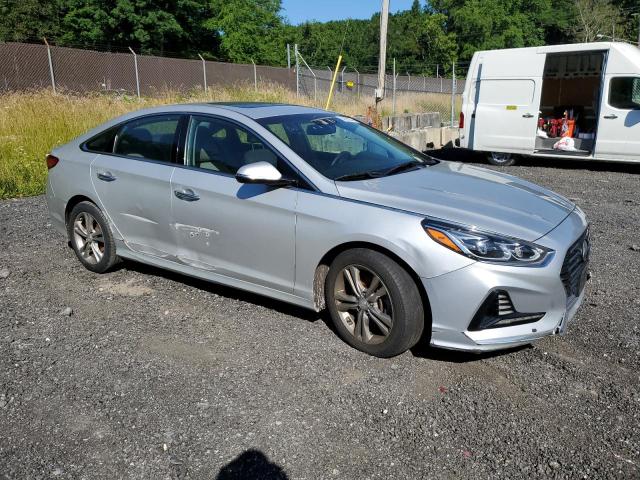 5NPE34AF0JH603221 - 2018 HYUNDAI SONATA SPORT SILVER photo 4