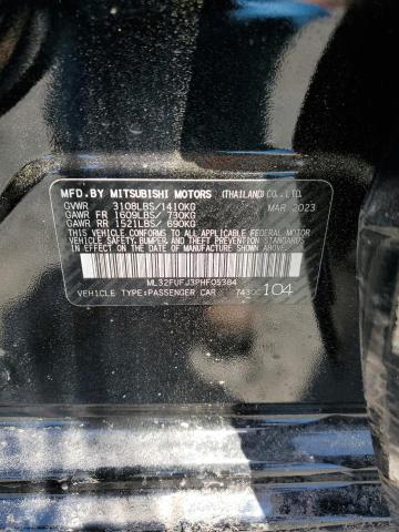 ML32FUFJ3PHF05384 - 2023 MITSUBISHI MIRAGE G4 ES 黑色 照片 13