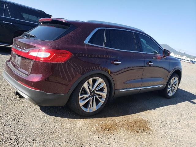 2LMPJ6LR1HBL10032 - 2017 LINCOLN MKX RESERVE BURGUNDY photo 3