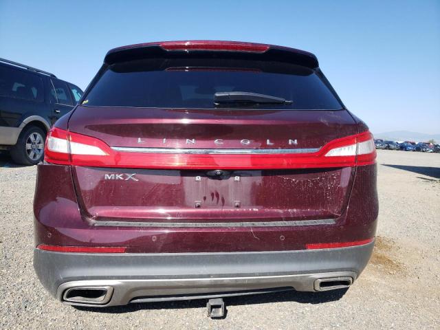 2LMPJ6LR1HBL10032 - 2017 LINCOLN MKX RESERVE Բորդո լուսանկար 6