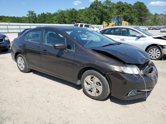 2HGFB2F50EH532095 - 2014 HONDA CIVIC LX GRAY photo 4