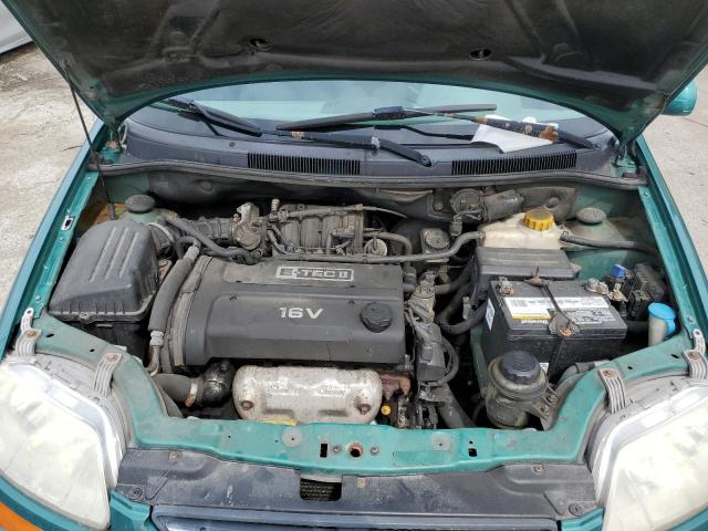 KL1TD62694B247587 - 2004 CHEVROLET AVEO TEAL photo 11
