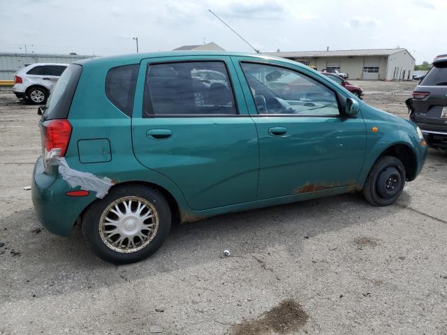 KL1TD62694B247587 - 2004 CHEVROLET AVEO TEAL photo 3