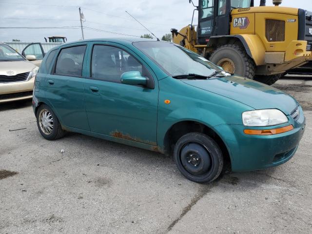 KL1TD62694B247587 - 2004 CHEVROLET AVEO TEAL photo 4