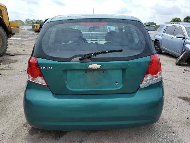 KL1TD62694B247587 - 2004 CHEVROLET AVEO TEAL photo 6