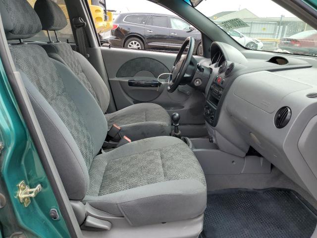 KL1TD62694B247587 - 2004 CHEVROLET AVEO TEAL photo 7