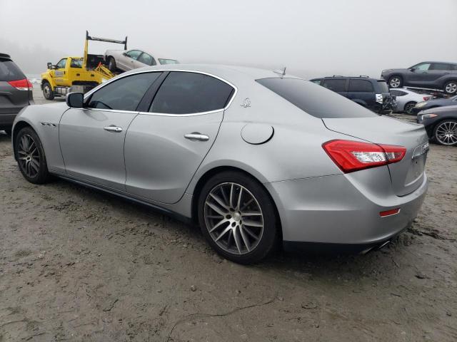 ZAM57XSA2E1106494 - 2014 MASERATI GHIBLI SILVER photo 2