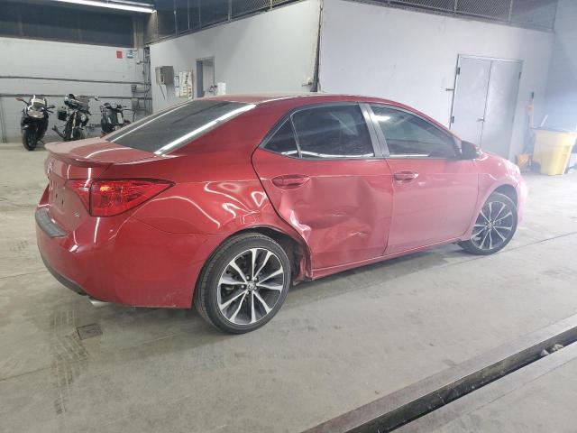 5YFBURHE1KP921685 - 2019 TOYOTA COROLLA L RED photo 3