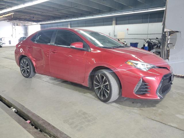 5YFBURHE1KP921685 - 2019 TOYOTA COROLLA L RED photo 4