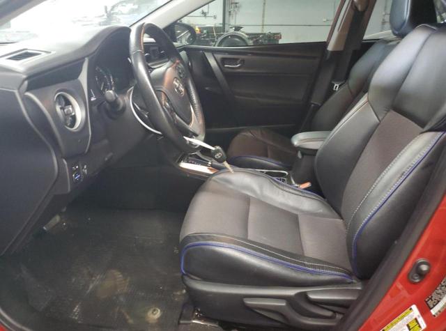 5YFBURHE1KP921685 - 2019 TOYOTA COROLLA L RED photo 7