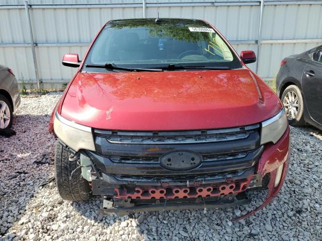 2FMDK4AK3BBB35814 - 2011 FORD EDGE SPORT RED photo 5