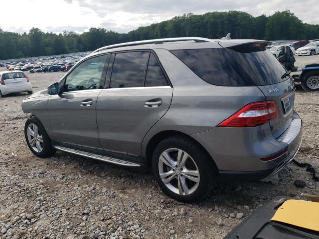 4JGDA5HB6EA287732 - 2014 MERCEDES-BENZ ML 350 4MATIC GRAY photo 2
