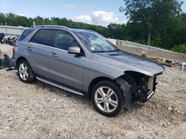 4JGDA5HB6EA287732 - 2014 MERCEDES-BENZ ML 350 4MATIC GRAY photo 4