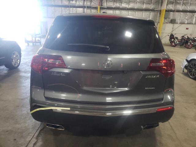 2HNYD2H64AH532158 - 2010 ACURA MDX TECHNOLOGY GRAY photo 6