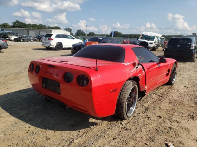 1G1YY12S215113591 - 2001 CHEVROLET CORVETTE Z RED photo 4