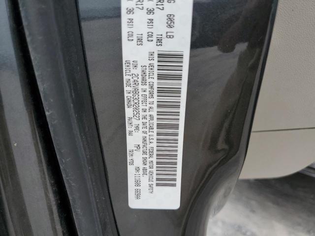 2C4RVABG3CR202527 - 2012 VOLKSWAGEN ROUTAN SE BLACK photo 12