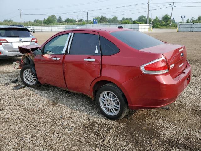 1FAHP3FN7AW121051 - 2010 FORD FOCUS SE RED photo 2