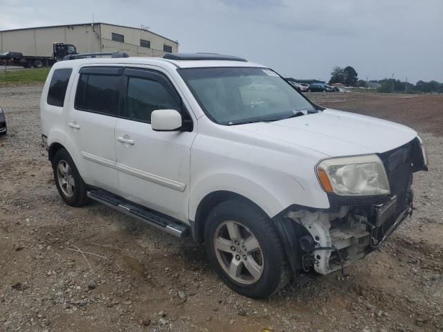 5FNYF38539B014606 - 2009 HONDA PILOT EXL WHITE photo 4