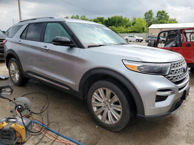 1FMSK8FH7NGC44978 - 2022 FORD EXPLORER LIMITED SILVER photo 4