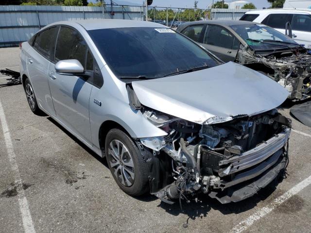 JTDKAMFP0M3178254 - 2021 TOYOTA PRIUS PRIM LE SILVER photo 4