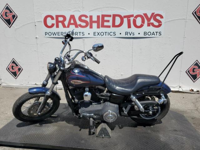 1HD1GX416DC317456 - 2013 HARLEY-DAVIDSON FXDB DYNA STREET BOB BLUE photo 3