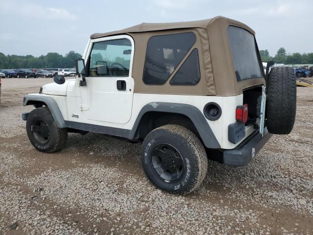 1J4FY19SXXP446651 - 1999 JEEP WRANGLER / SPORT WHITE photo 2