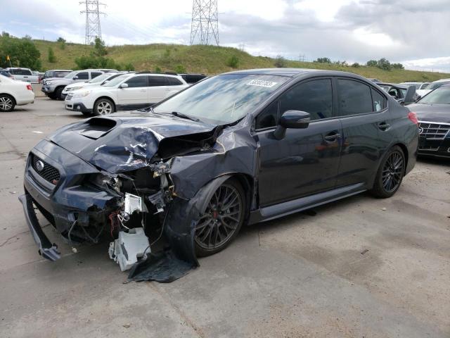 JF1VA2P63F9817840 - 2015 SUBARU WRX STI GRAY photo 1