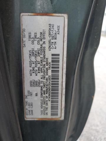 4TASN92N9YZ641805 - 2000 TOYOTA TACOMA XTRACAB PRERUNNER 绿色 照片 13