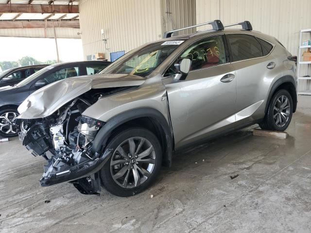 JTJSARBZ7M2194586 - 2021 LEXUS NX 300 BASE ოქროსფერი ფოტო 1