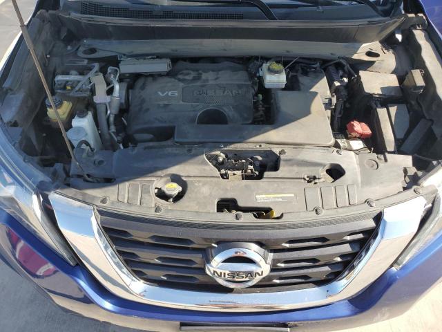 5N1DR2MN0JC614003 - 2018 NISSAN PATHFINDER S BLUE photo 12