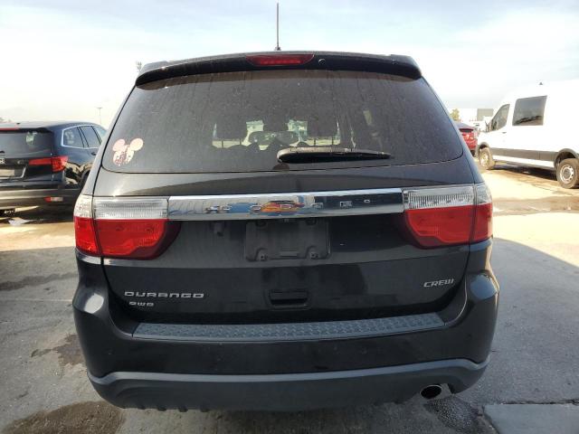 1C4RDJDG2DC679864 - 2013 DODGE DURANGO CREW BLACK photo 6