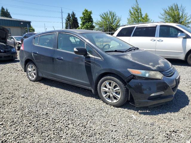 JHMZE2H79AS005577 - 2010 HONDA INSIGHT EX BLACK photo 4
