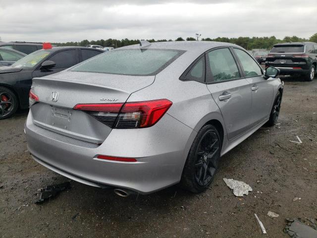 2HGFE2F58NH544308 - 2022 HONDA CIVIC SPORT 银色 照片 4