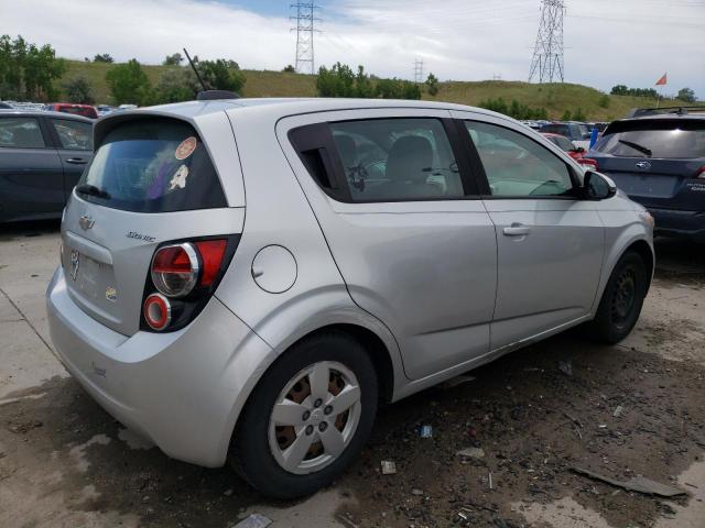 1G1JA6SH0F4133469 - 2015 CHEVROLET SONIC LS SILVER photo 3