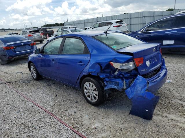 KNAFU4A26A5301931 - 2010 KIA FORTE EX BLUE photo 2